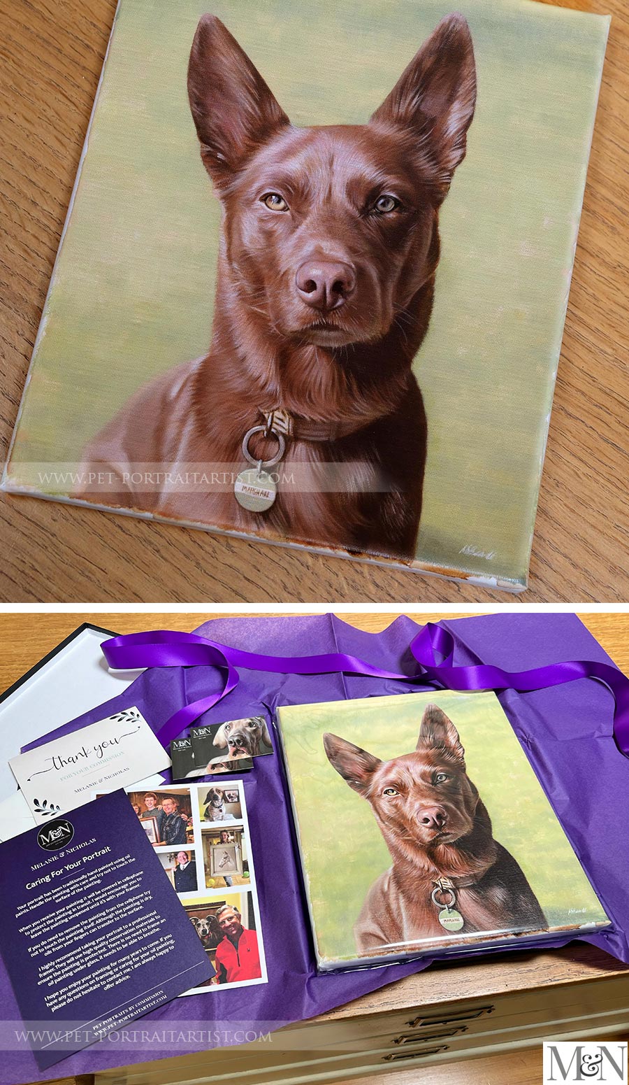 Realistic Dog Paintings - Personalized Art for Your Home